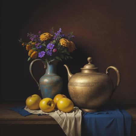 Still Life Oil Paintings | Flowers & Fruit
