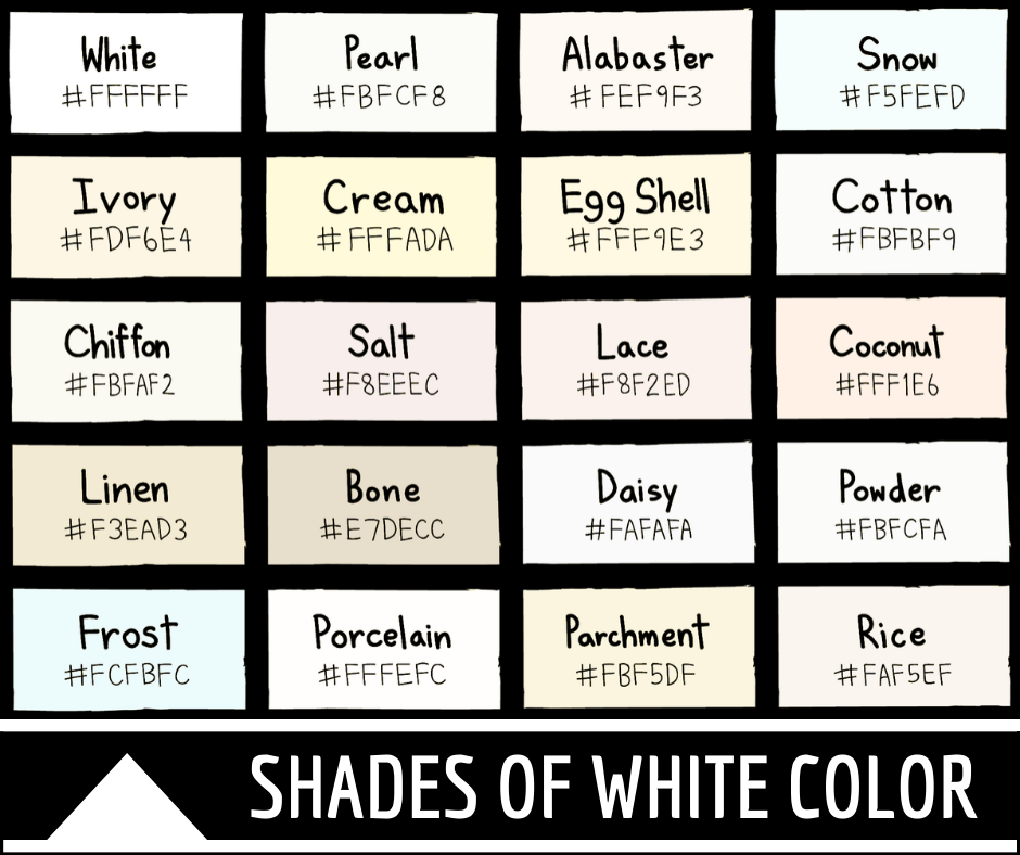 Shades of White