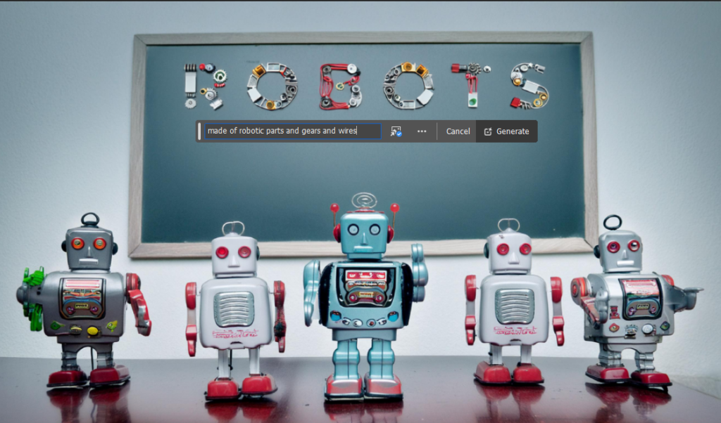 Egy robotos robot szó