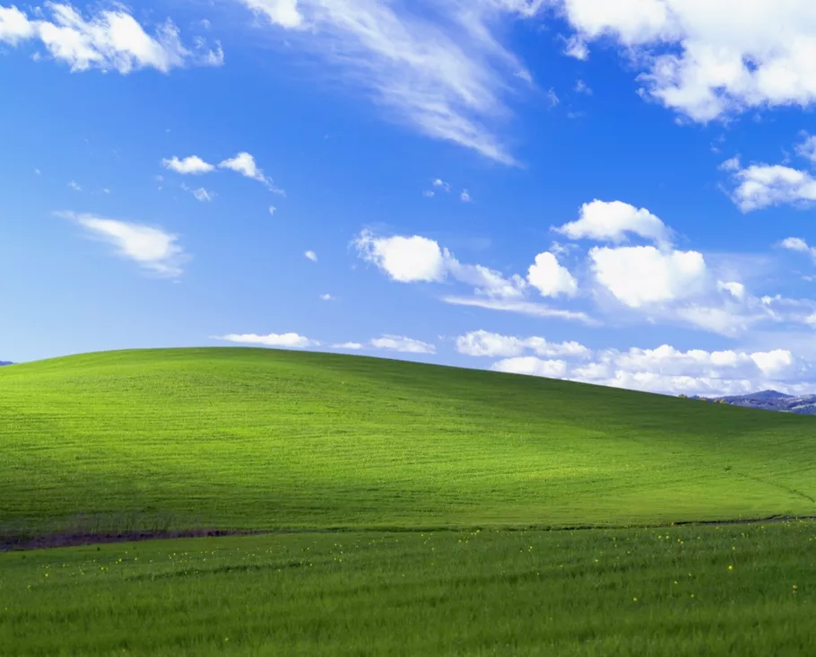 A sokat látott Windows XP háttérkép
