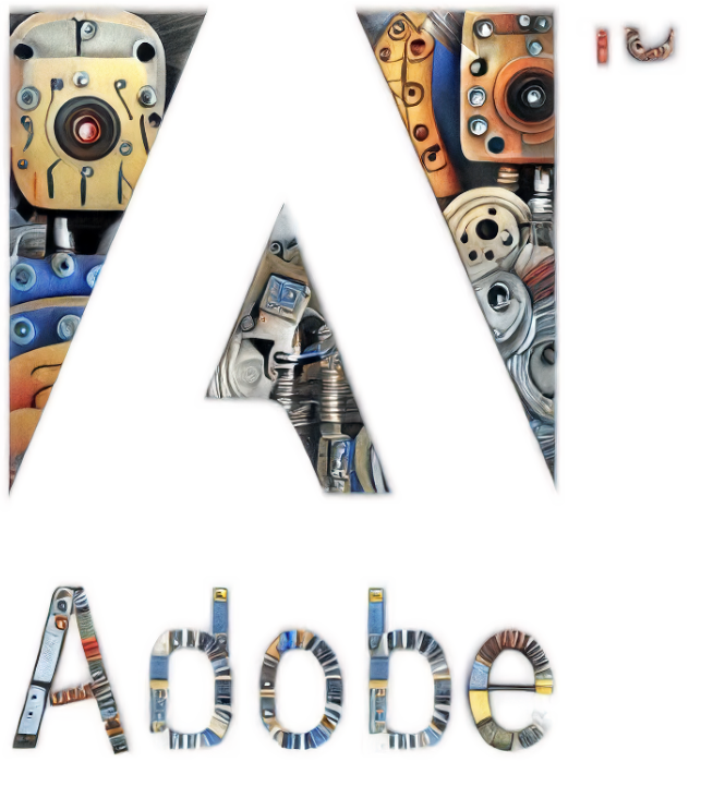 Adobe logó robotos formában