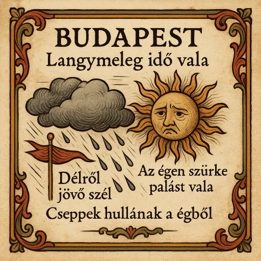 Pöndör Bajszú Krónikás Balambér időjárási widget képe