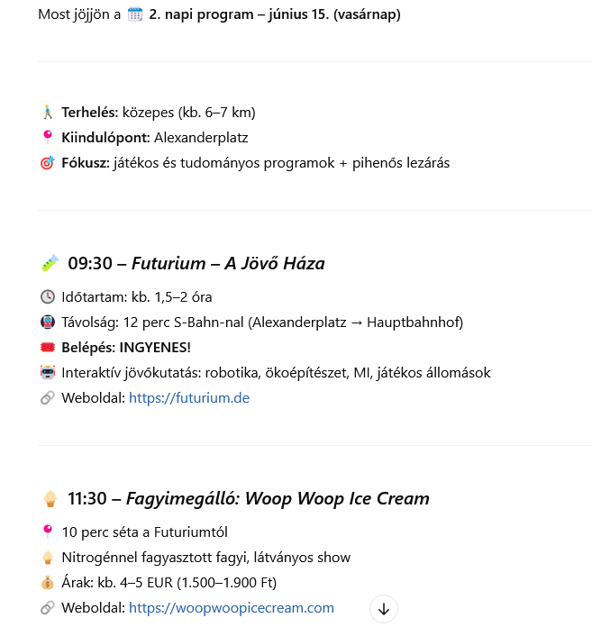 Vakáció tervező GPT