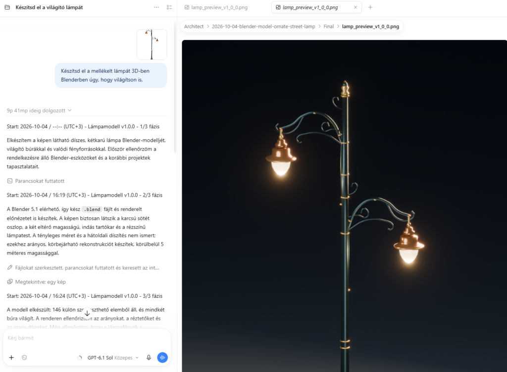 Codex: Fényképből teljes (és működő) 3D modell a Blenderben